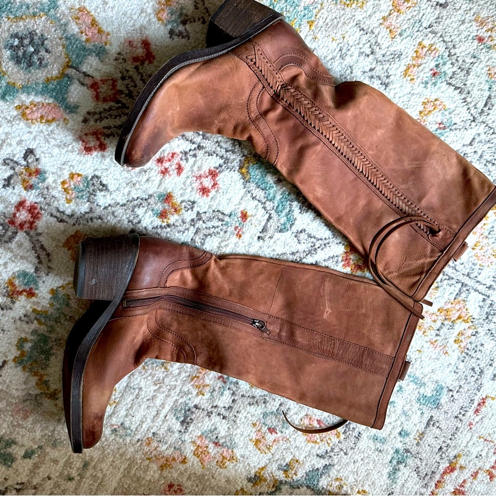 Cowboy leatherwestern boots